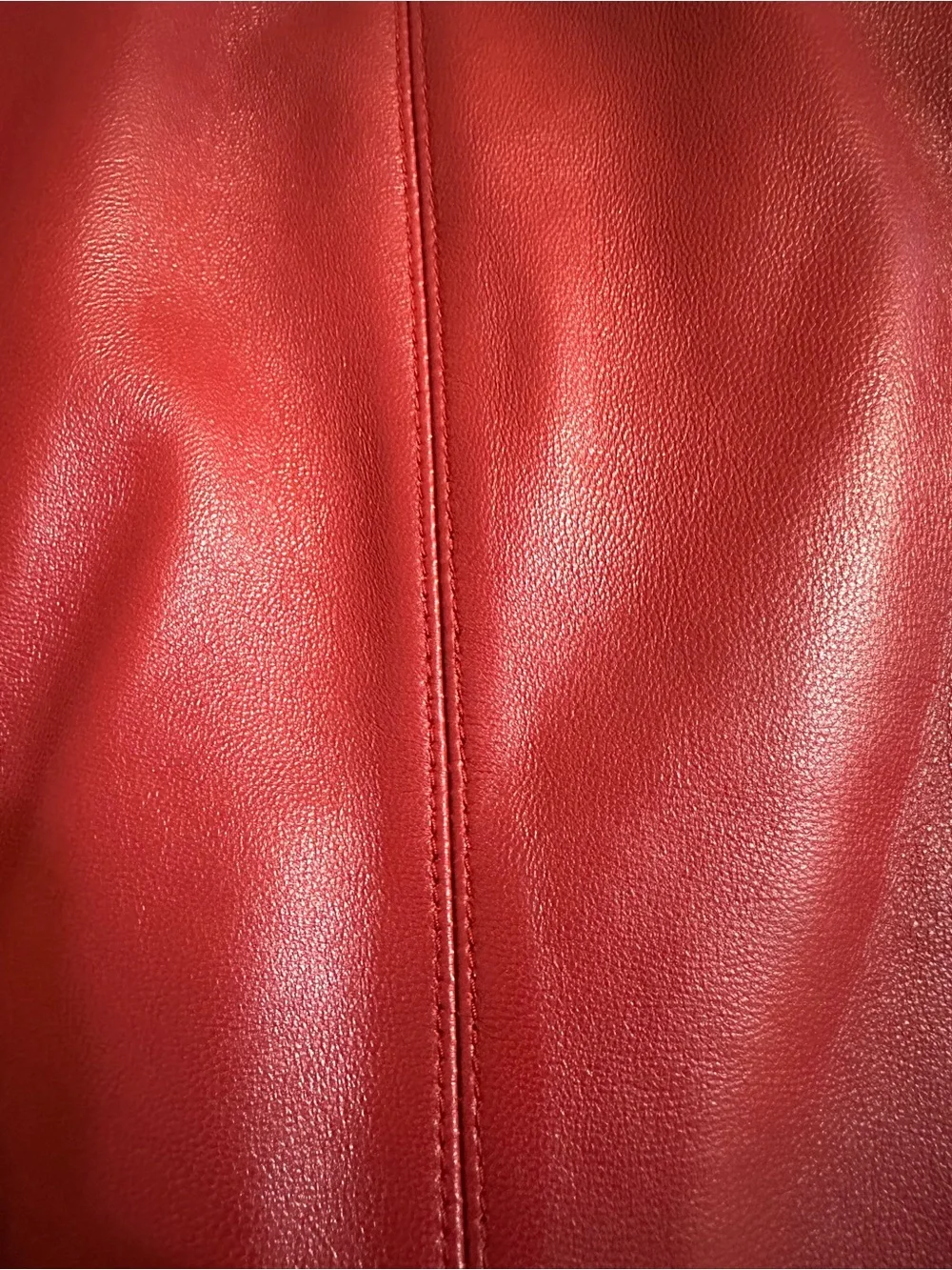 Vintage Valerie Separates Oxblood Genuine Leather Blazer Jacket M